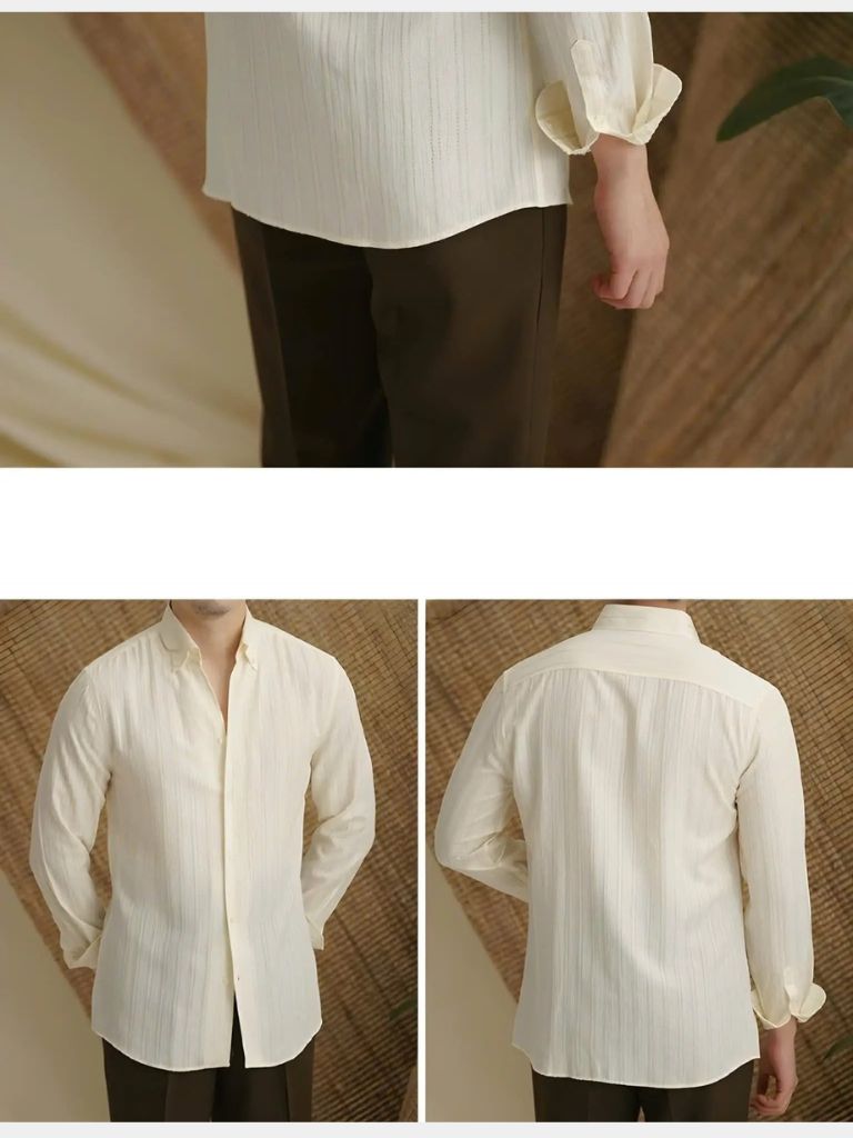 Striped Button Down Seersucker Shirt - Iron & Oak