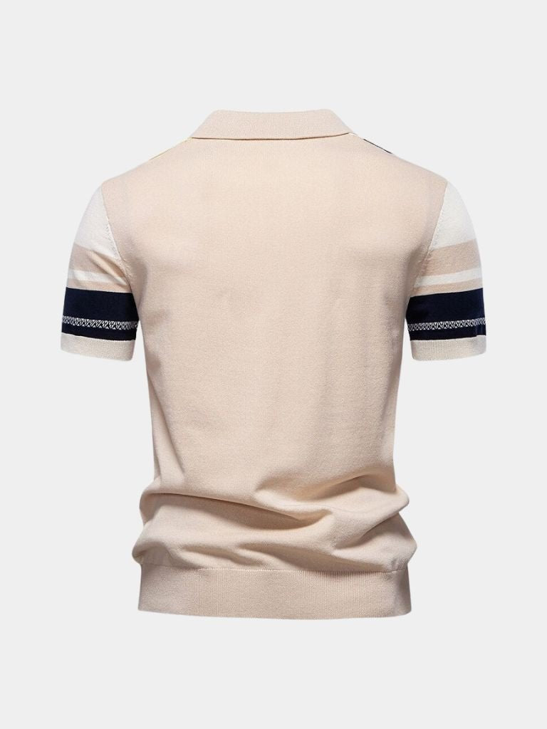 Sundown Stripes Polo - Iron & Oak