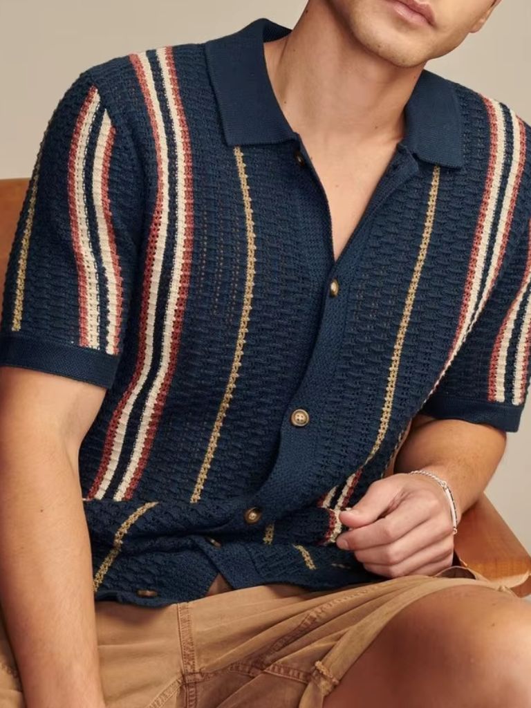 Sunset Groove Polo - Iron & Oak