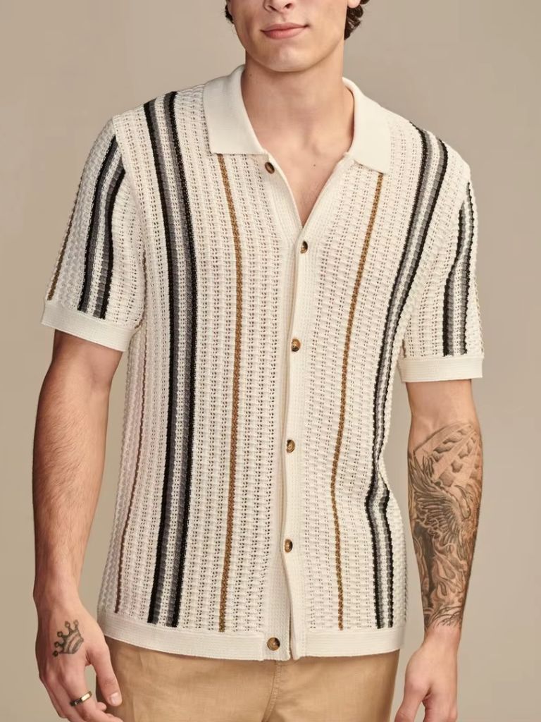 Sunset Groove Polo - Iron & Oak