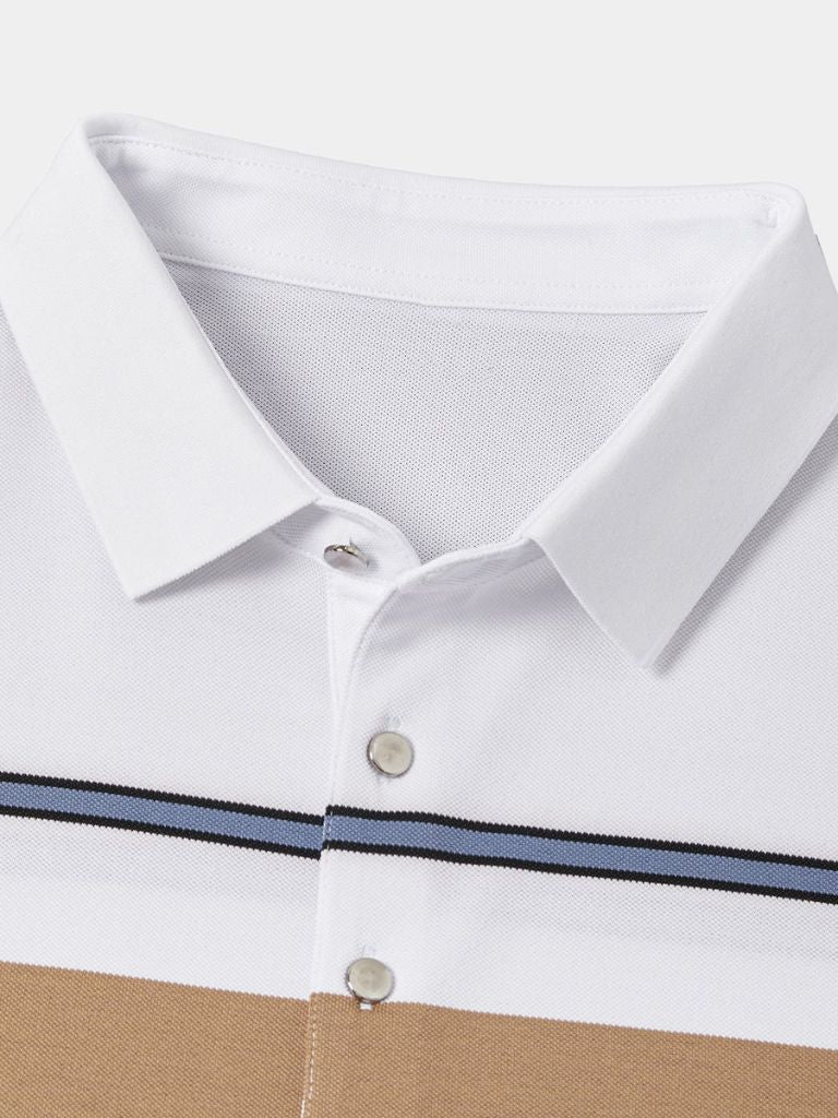 Sunset Stripe Polo - Iron & Oak