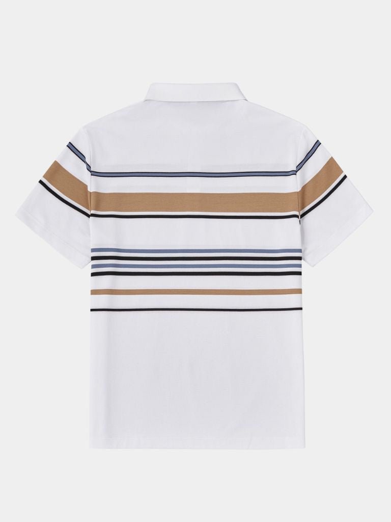 Sunset Stripe Polo - Iron & Oak