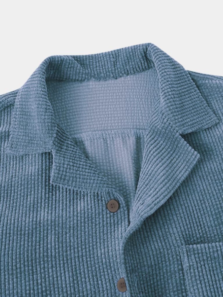 Textured Short Sleeve Shirt - Iron & Oak
