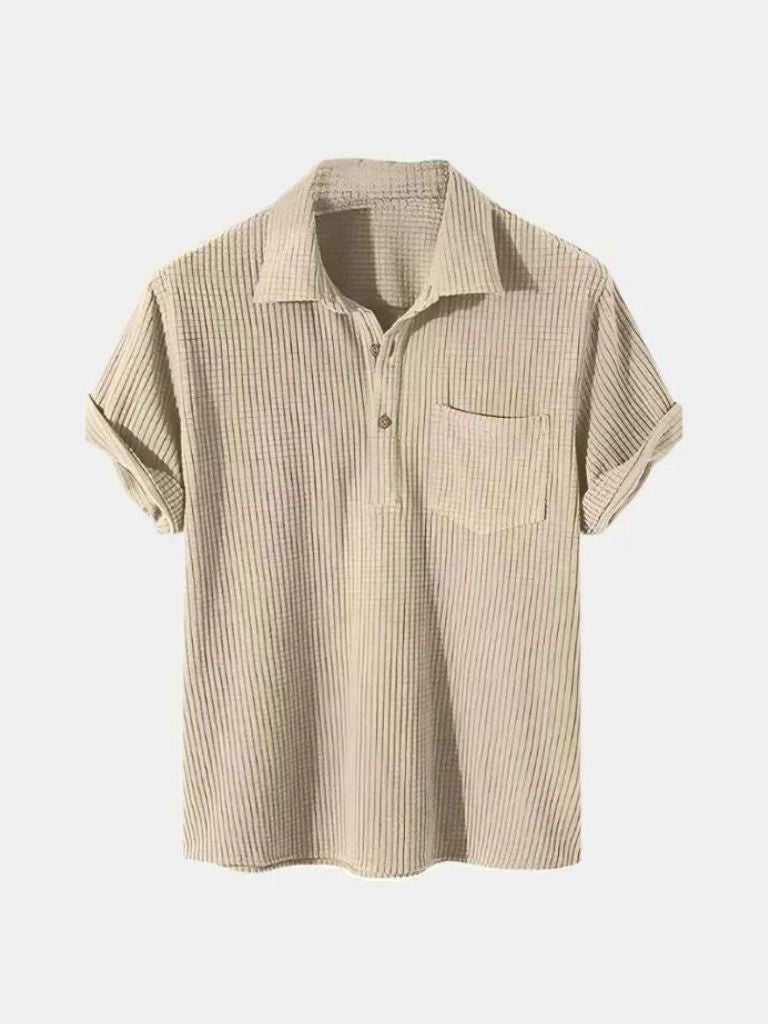 Textured Short Sleeve Shirt - Iron & Oak