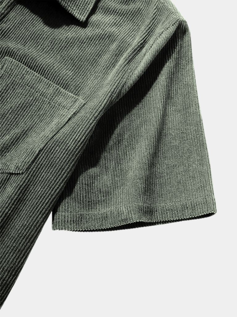 Textured Short Sleeve Shirt - Iron & Oak
