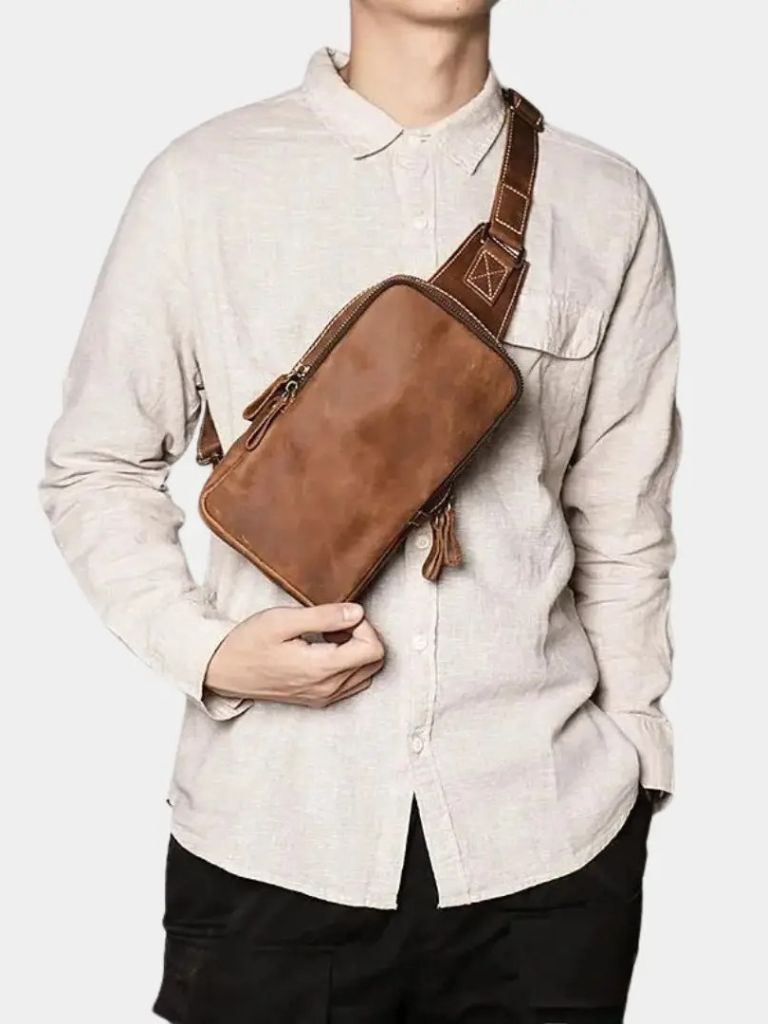 The Vanguard Leather Bag - Iron & Oak