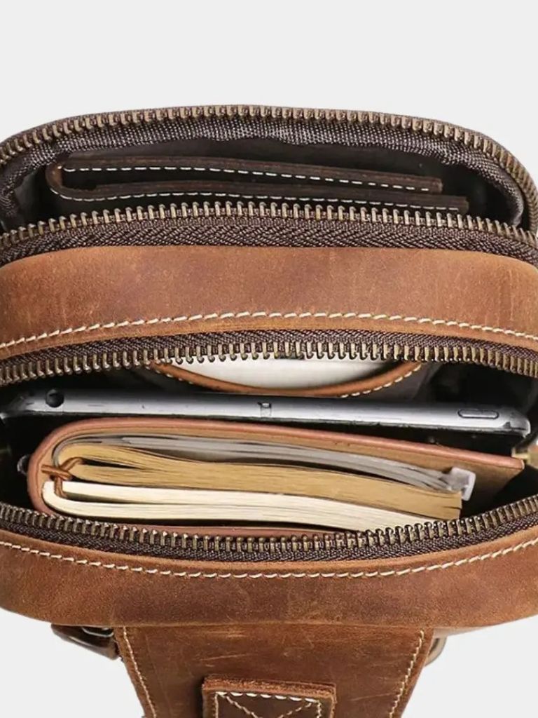 The Vanguard Leather Bag - Iron & Oak