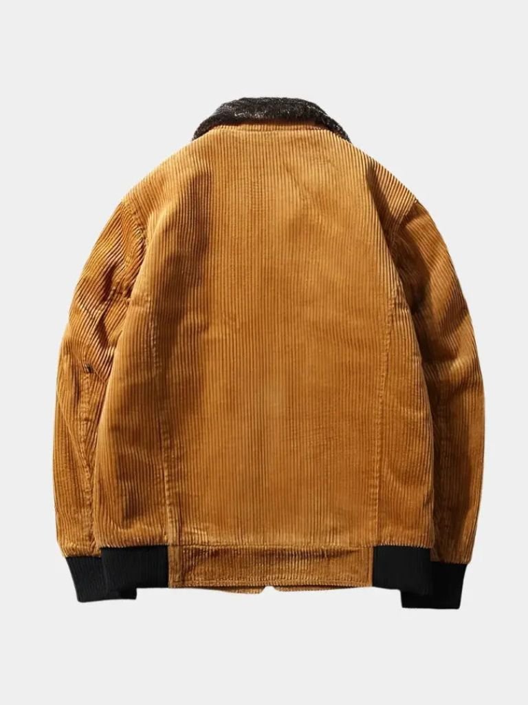 Thermal Windbreaker Corduroy Jacket - Iron & Oak