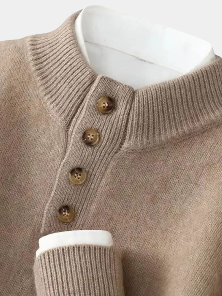 Timeless Luxe Cashmere Pullover - Iron & Oak