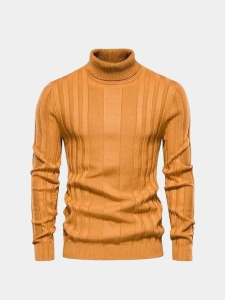 Turtleneck Knitwear Pullover Sweater - Iron & Oak