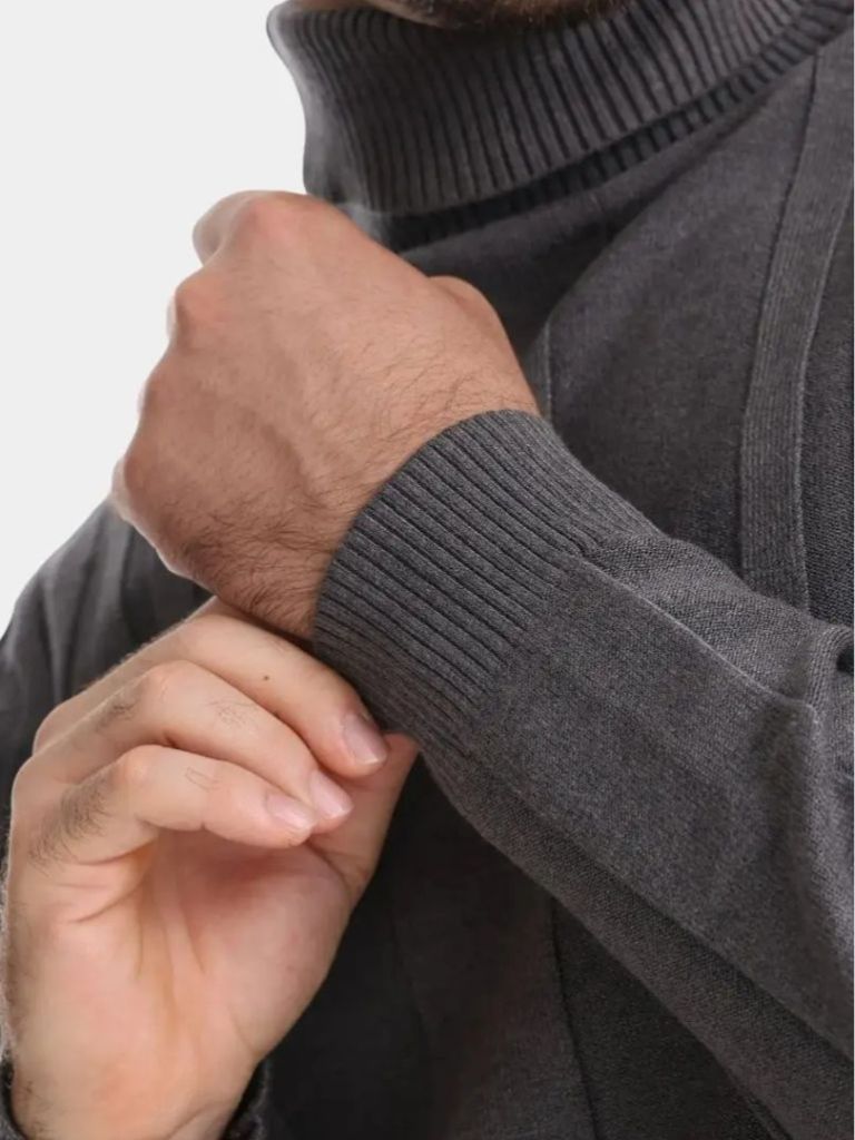 Turtleneck Knitwear Pullover Sweater - Iron & Oak
