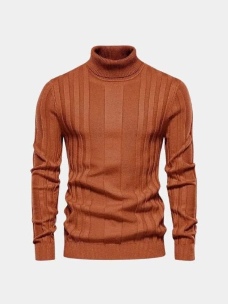 Turtleneck Knitwear Pullover Sweater - Iron & Oak