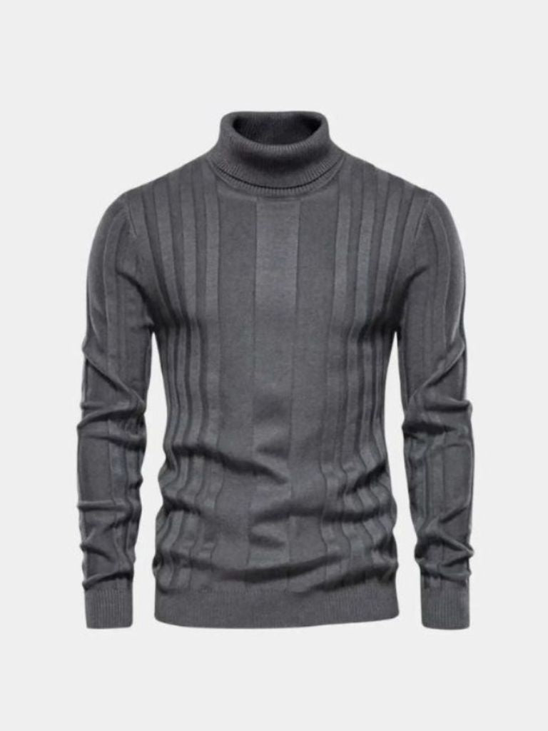 Turtleneck Knitwear Pullover Sweater - Iron & Oak