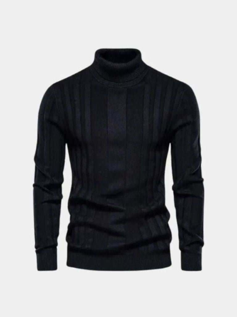 Turtleneck Knitwear Pullover Sweater - Iron & Oak