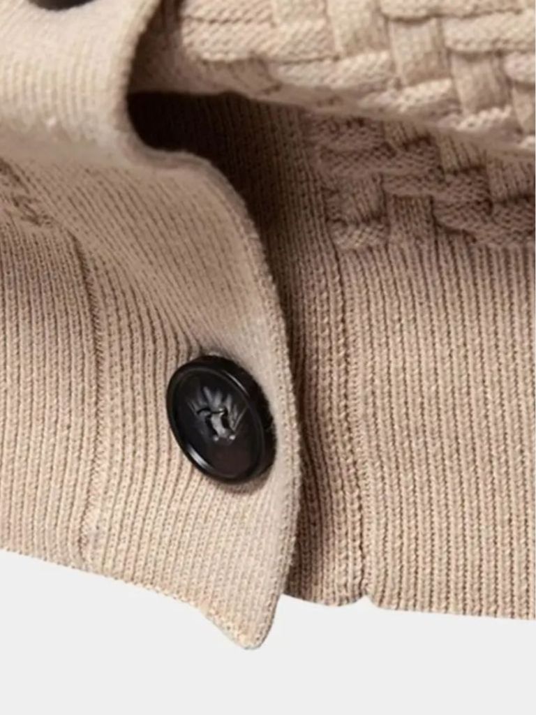 V Neck Knitwear Cardigan - Iron & Oak