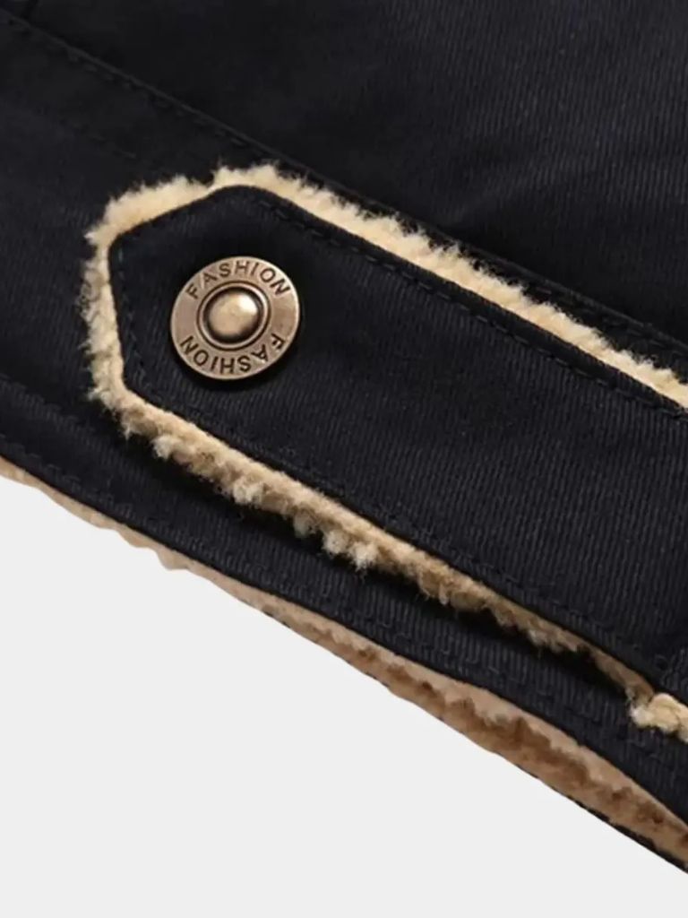 Vintage Fleece Bomber Jacket - Iron & Oak