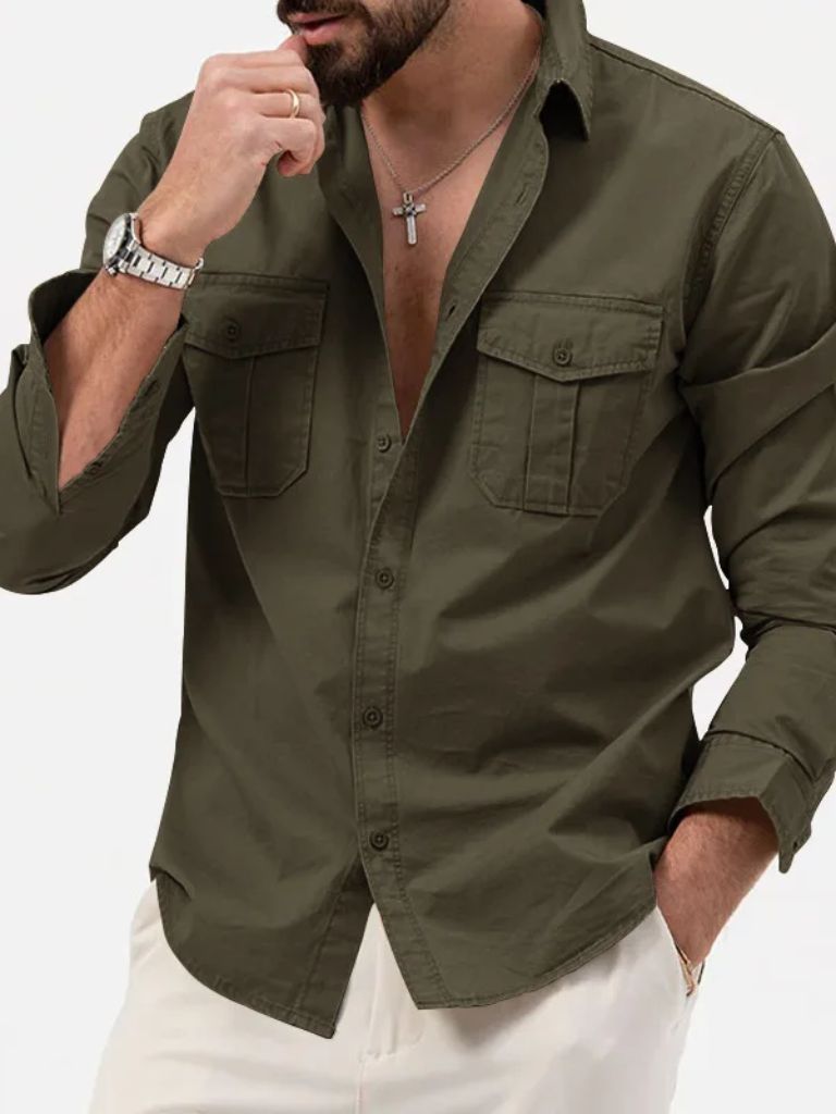 Vintage Long Sleeve Shirt - Iron & Oak