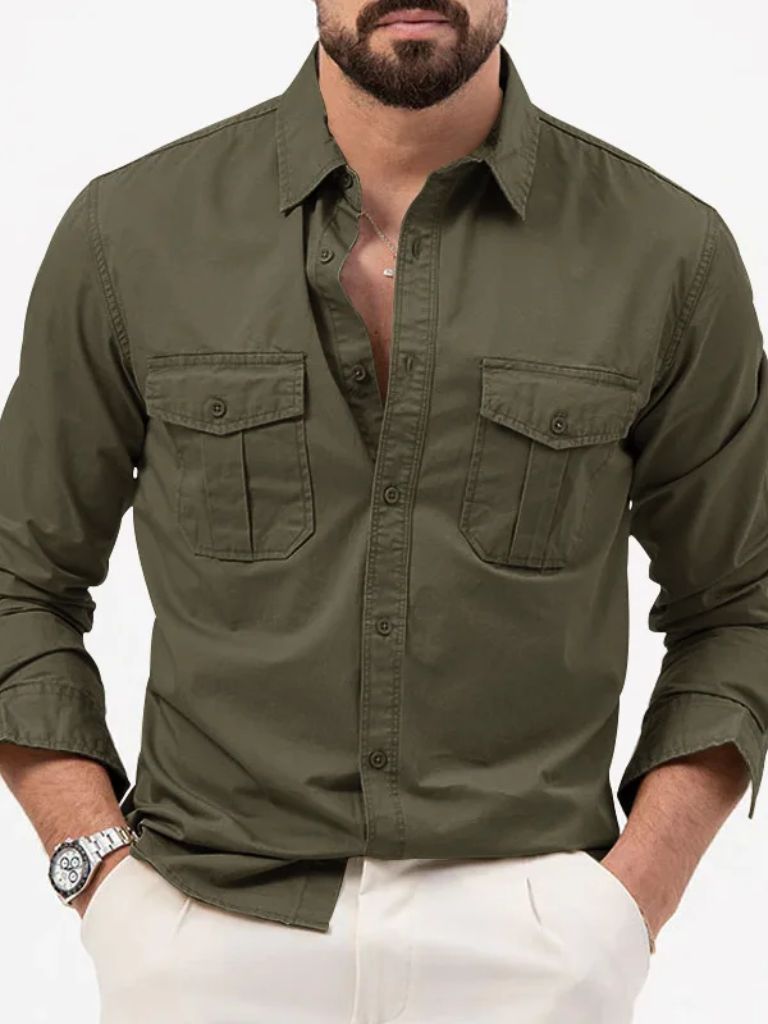 Vintage Long Sleeve Shirt - Iron & Oak