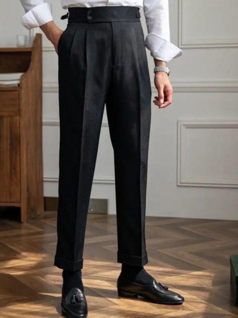 Vintage Old Money Trousers - Iron & Oak