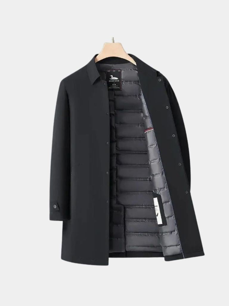 Winter Classic Overcoat - Iron & Oak