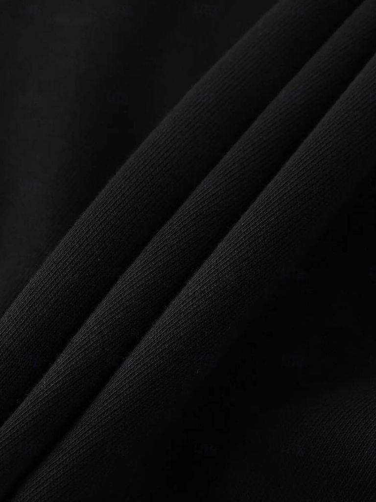 Zip Black Lapel Sports Sweatshirt - Iron & Oak